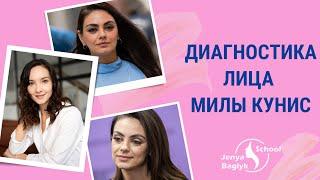 Диагностика лица Милы Кунис | Facebuilding | Jenya Baglyk Face School