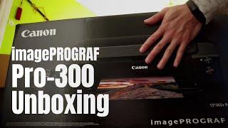 Unboxing Canon imagePROGRAF Pro-300 Photo Printer