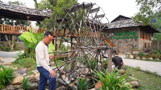 A Thành sáng chế cho Cọn nước quay ở nhà sàn Gái Bản thành công - Phục dựng nét văn hóa người Thái