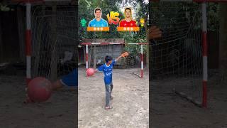 Goalkeeper  Striker 1v1 challenge ⁉️️#shorts #football #trending #ronaldo #goalkeeper