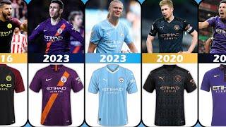 Evolution MANCHESTER CITY Jersey Home, Away, Third 2010-2024