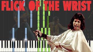 Queen - Flick of the Wrist Piano/Karaoke *FREE SHEET MUSIC* As Played by Queen