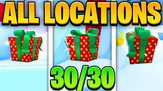 ALL *30* PRESENTS LOCATIONS In Roblox Pet Simulator 99!