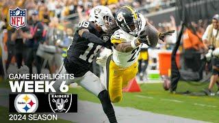 Pittsburgh Steelers vs. Las Vegas Raiders | 2024 Week 6 Game Highlights