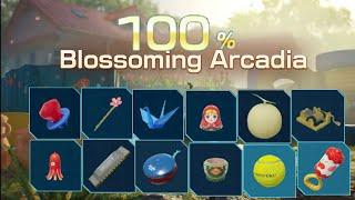 Pikmin 4 100% Walktrough Blossoming Arcadia (All Treasures,And Flarlic)