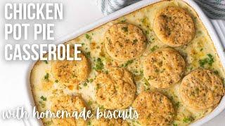 Chicken Pot Pie Casserole l The Recipe Rebel