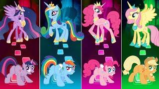 Princess celesita - Princess cadence - princess luna - Princess fluena Song TilesHopEDMRush #mlp