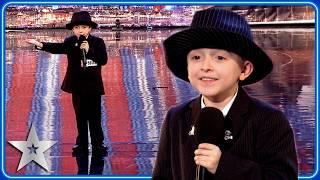 7-YEAR-OLD Robbie Firmin nails FRANK SINATRA cover | Unforgettable Audition | Britain's Got Talent