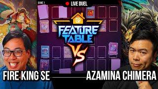 LIVE DUEL - Fire King Azamina Snake Eyes Vs Chimera Azamina