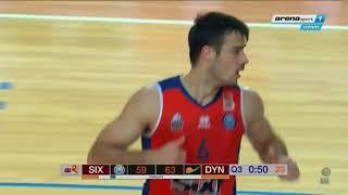 Daniel Vujasinovic/Marijan Cakarun fake pick and roll and alley opp