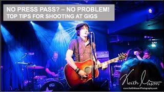 Photographing GIGS - Practical Rock Gig Photography Guide