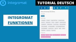 Integromat Funktionen Überblick | Tutorial deutsch