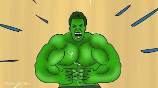 Hulk Crazy Transformation Animation - Never Watch it Before - Muscle Growth