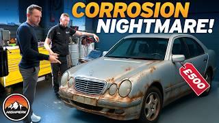 IS MY CHEAP £500 E-CLASS ROTTEN TO THE CORE?
