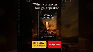 Gold is Money Invest Invest In God's Money Book| #money #goldstandard #gold