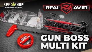 Real Avid - Zestaw narzędzi do czyszczenia broni Gun Boss Multi-Kit