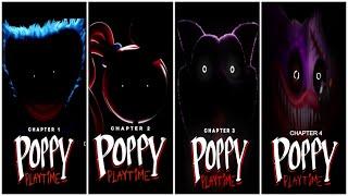 Trailers Comparison: Poppy Playtime Chapters 4 Chapter 3 Vs Chapter 2 Vs Chapter 1