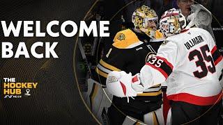 Bruins Welcomed Back Linus Ullmark