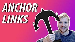 How to create Anchor Links in WordPress (no plugins required)