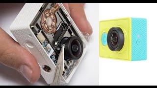 Настройка фокуса линзы экшн камеры Xiaomi Yi  focus adjustment lens action camera