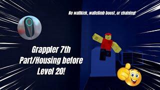 how to get grappler 7th part/housing without level 20 | roblox parkour reborn (VERY OUTDATED)