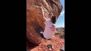 Poison control V9 Kraft boulders Red Rocks #climbing #bouldering #rockclimbing #climb #outdoors