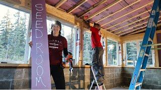 Insulating the Seed Starting Room | Buttoning Up Before Winter Arrives