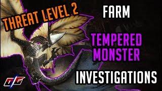 Monster Hunter World - Farm Threat Level 2 Tempered Monster Tracks