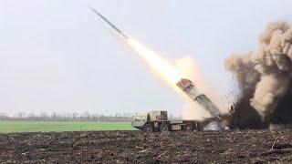 Russia Launches Flurry Of Missiles At Ukrainian Airfield With BM-30 Smerch Rocket Launcher