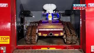 Odisha Fire Department Deploys Firefighting Robotic Monitors To Tackle Fires In Hard-to-Reach Areas