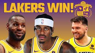 Lakers Hang On to Beat Warriors, LeBron Drops 42!