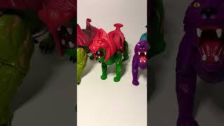 MOTU Battle Cats and Panthor. Titus Diorama and Action Figure Reviews