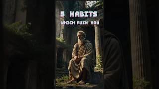 5 habits which ruin you  #stoicism #shorts #valetudo