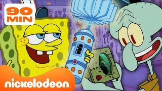 Губка Боб | ВСЕ гаджеты и изобретения в "Губка Боб Квадратные Штаны"! | Nickelodeon Cyrillic