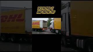 If you're lazy, this is how it ends  #trucking #lkw #camion #bigrig #crash #hgv #trucker #destroy