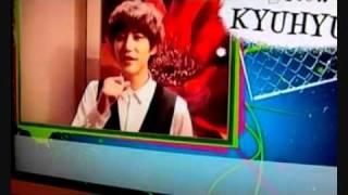 [fancam] 110703 Kyuhyun's message for SS3 3D Gaiden Showcase (singing cut)