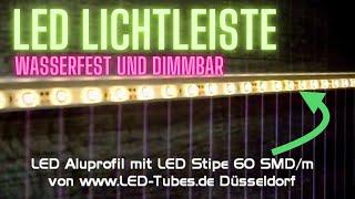 LED Streifen im aluprofil Wasserfeste LED für Aussen Gartenbeleuchtung & Terrassenbeleuchtung