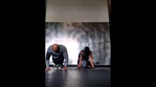 Working out with the wife