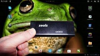 Zealz GK802 Quad Core Android Mini PC Review