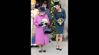 Queen Elizabeth and princess Kate Lovely moment outing