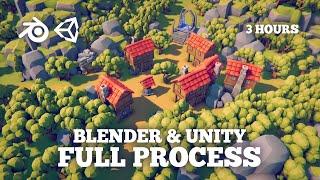 Create RTS / City-builder 3D Models in 3 Hours in Blender & Unity (Game-ready)