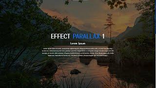 How to create Parallax |  Coverflow and Cube images slider using HTML5, CSS3, and Swiper JS