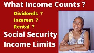 What Income Used For Social Security Earnings Limits