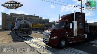 Rock Springs to Cheyenne - #CruisingWyoming - International LT - American Truck Simulator