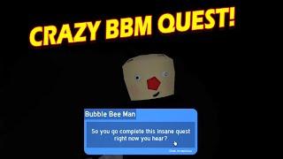  GETTING BUBBLE BEE MAN (BBM) BEESMAS QUEST  BEE SWARM SIMULATOR