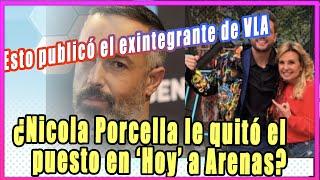 ¿Nicola Porcella le quitó el puesto en ‘Hoy’ a Carlos Arenas? Esto publicó el exintegrante de VLA