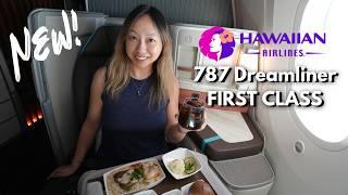 NEW Hawaiian Airlines 787 FIRST CLASS: Worth It? ‍️ HNL to PHX