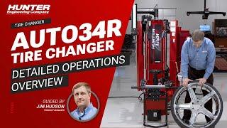 The Hunter Auto34R™ Tire Changer: Detailed operations video