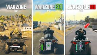 Warzone Vs Warzone 2 Vs Warzone 3 - ULTIMATE DETAIL COMPARISON