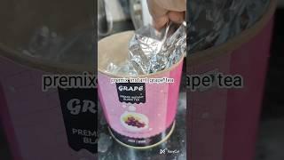 Premix instant grape tea| #blacktea #healthy #shorts #youtubeshorts #please #subscribe